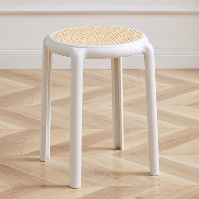 Derlyna Rattan stackable stools