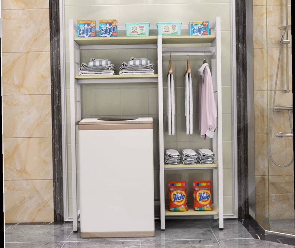 Top load washing machine rack