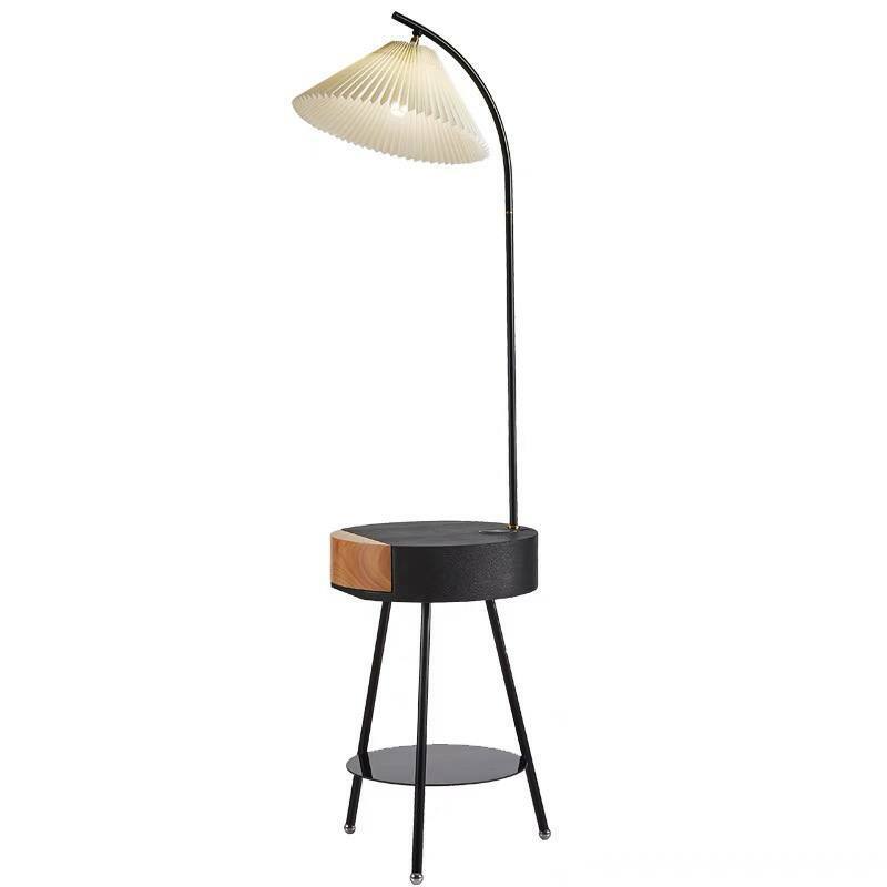 ZENNE Arc Floor Lamp with side table
