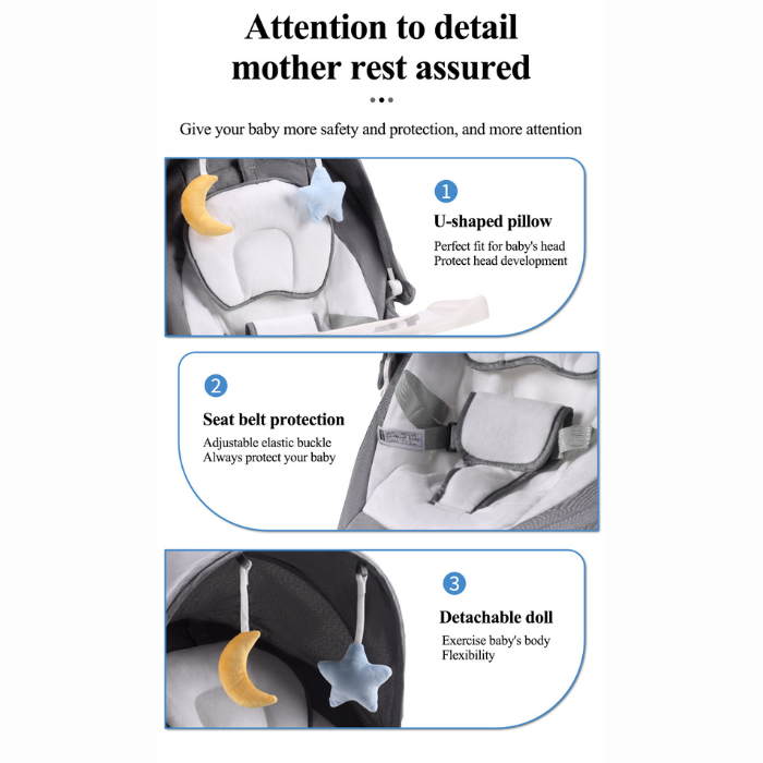Smart electronic baby cradle / kids chair / rocker