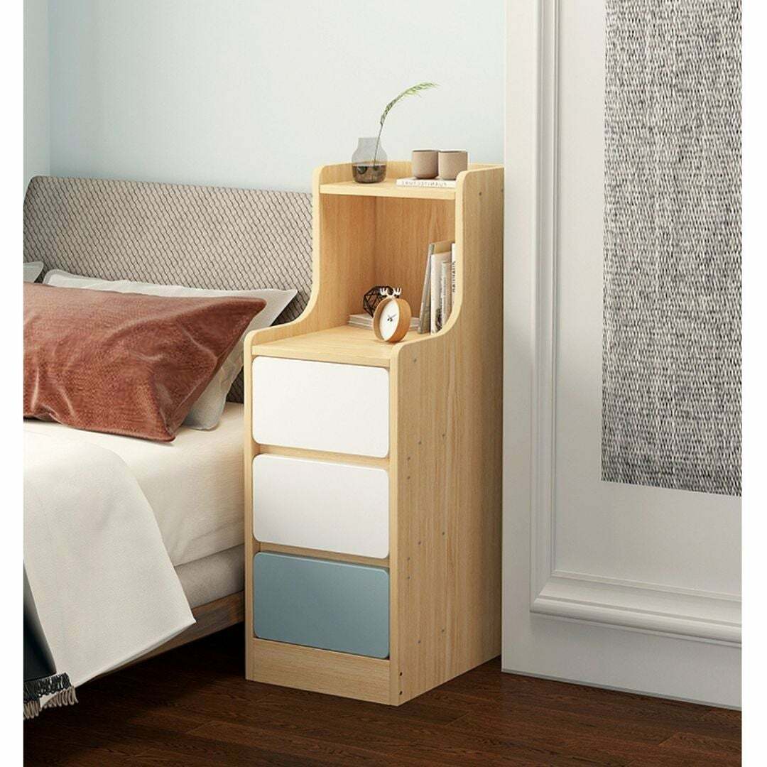 Pastel Bedside Cabinets with Drawers