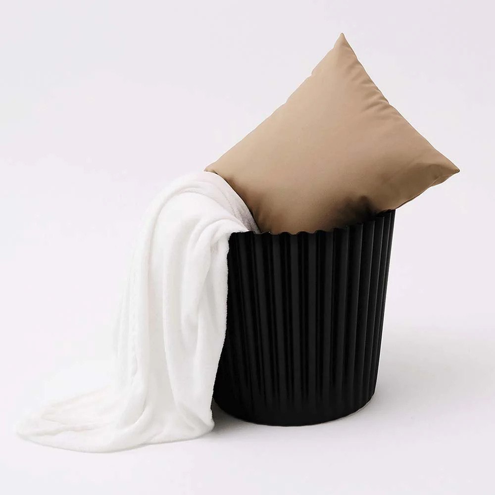 Pleated cupcake stackable stools