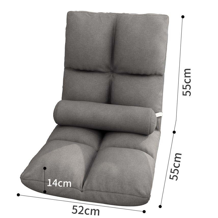 𝑺𝒂𝒇𝒆 𝒉𝒂𝒗𝒆𝒏 Reclining Lazy Floor Sofa/ Foldable Space-Saving Chair