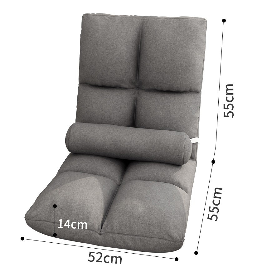 𝑺𝒂𝒇𝒆 𝒉𝒂𝒗𝒆𝒏 Reclining Lazy Floor Sofa/ Foldable Space-Saving Chair