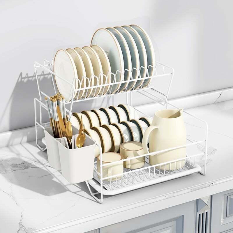 Nordic Kitchen Drying Dish Rack - Minimalist Organizer - Space Saver - Storage
