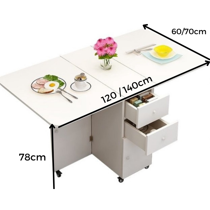 Kelsey Space-saving Foldable Dining Table