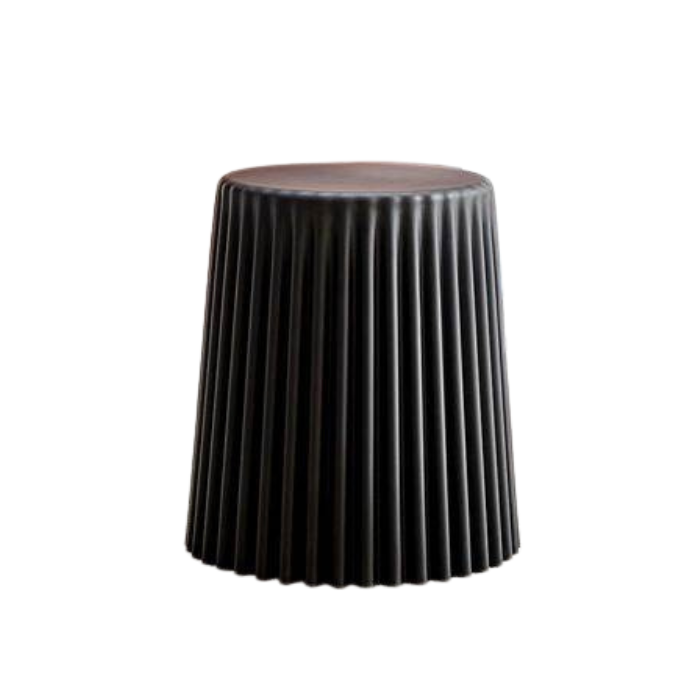 Pleated cupcake stackable stools