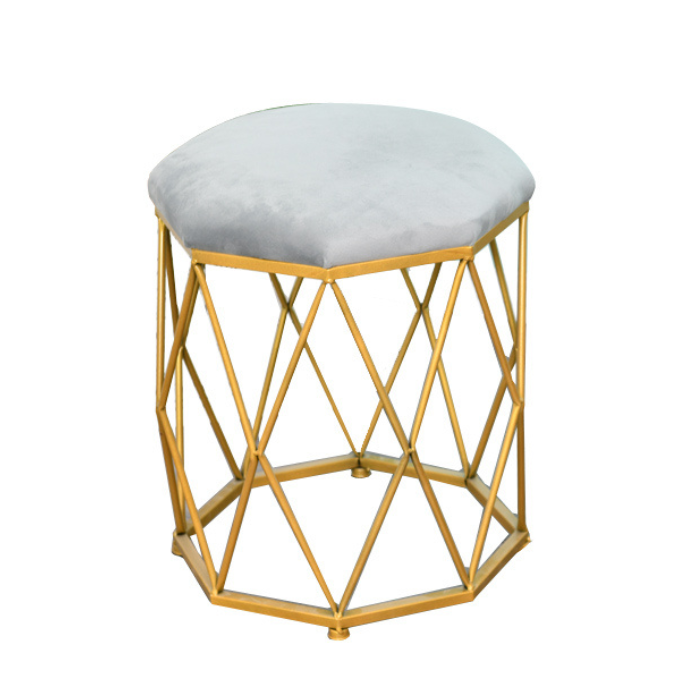 Lilith Suede Dressing Stool
