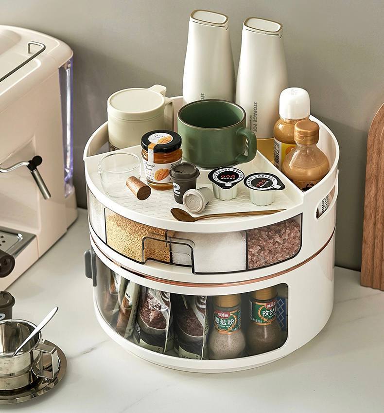 Crazy Lazy Susan Multifunctional Organiser with storage for spice and condiments / kitchen