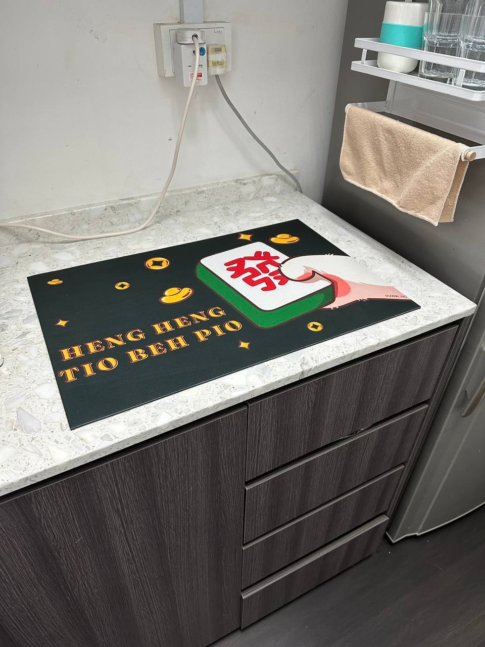 (SG DESIGNS) CNY Floor Mat Diatomite Non Slip Doormats / Bath mat / bedroom mat