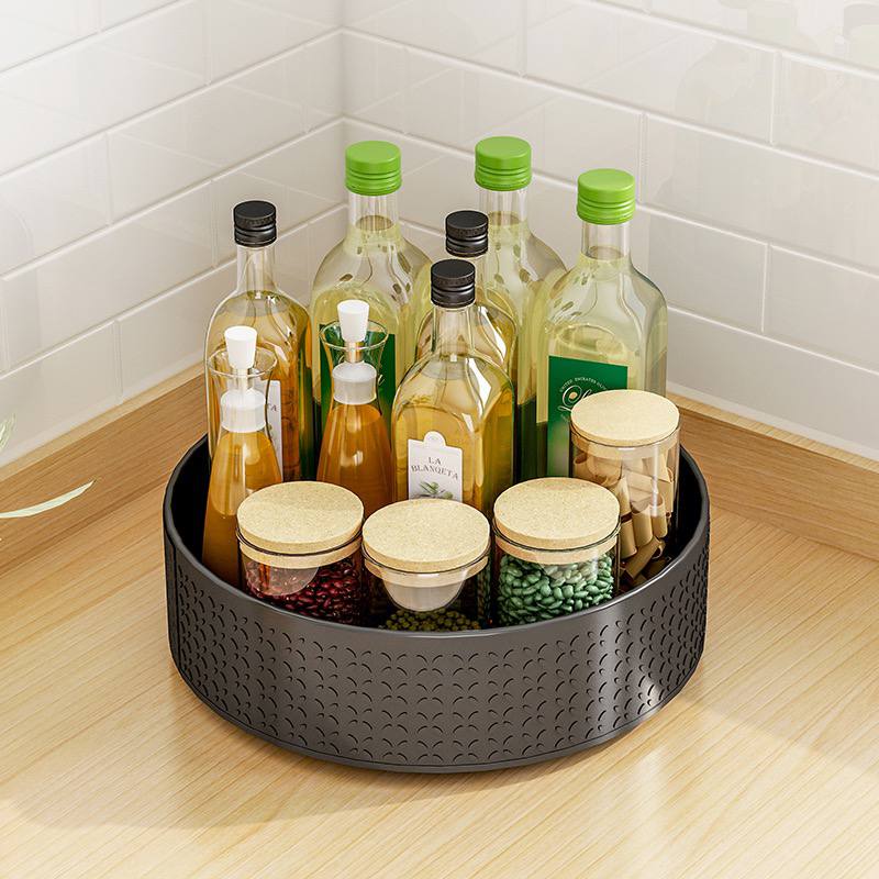 Rotating tray / Lazy susan kitchen seasoning organizer