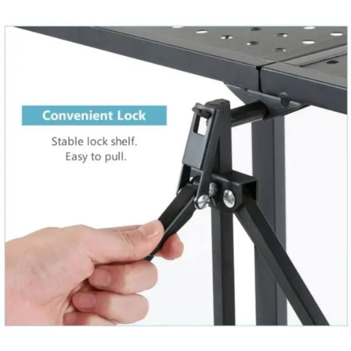 🇸🇬Foldable Unfold-to-use Storage Rack - storeroom/ kitchen organiser shelf Furniture / BTO / HOME/ REVAMP