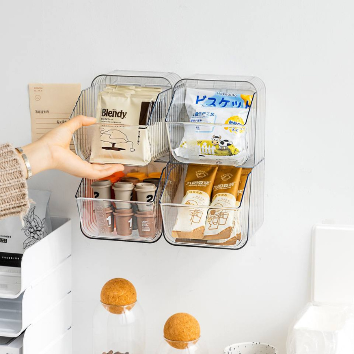 Portable Multi-functional storage container / wall-mounted shelf box