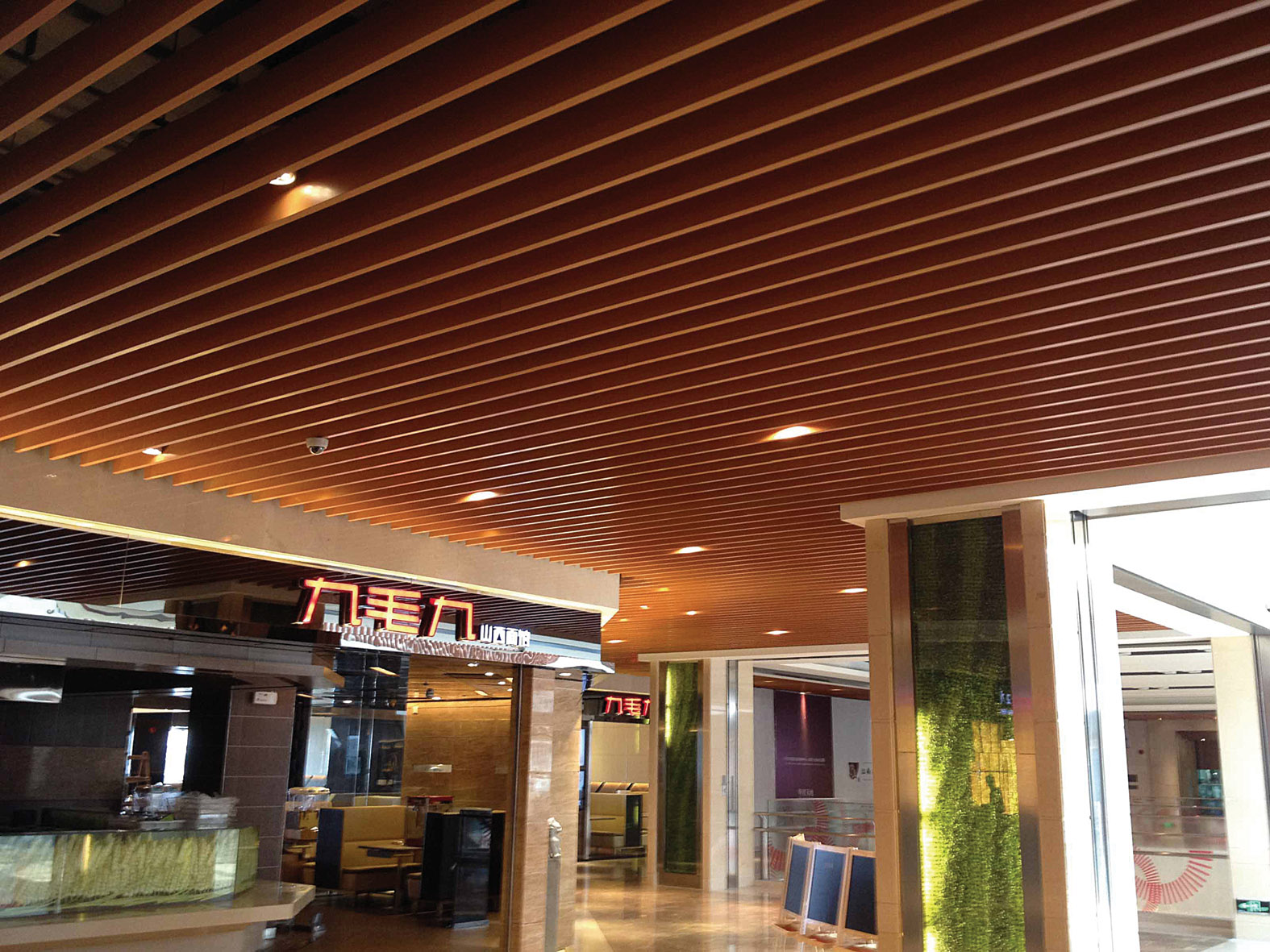 Aluminum Strip Ceiling / Square Tube Good taste Good time