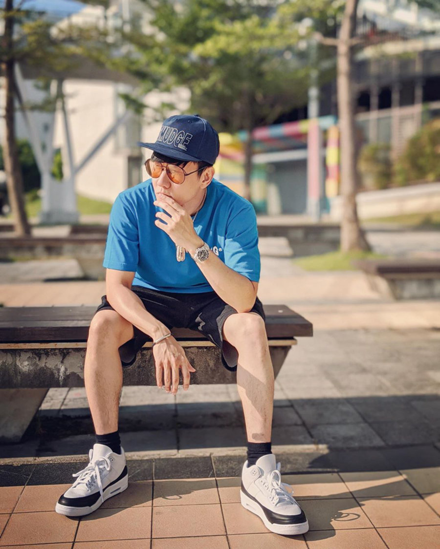 林俊杰,藤原浩,AJ,AJ3,Fragment Design  林俊杰上脚「藤原浩闪电」AJ3！还有你们都想要的...