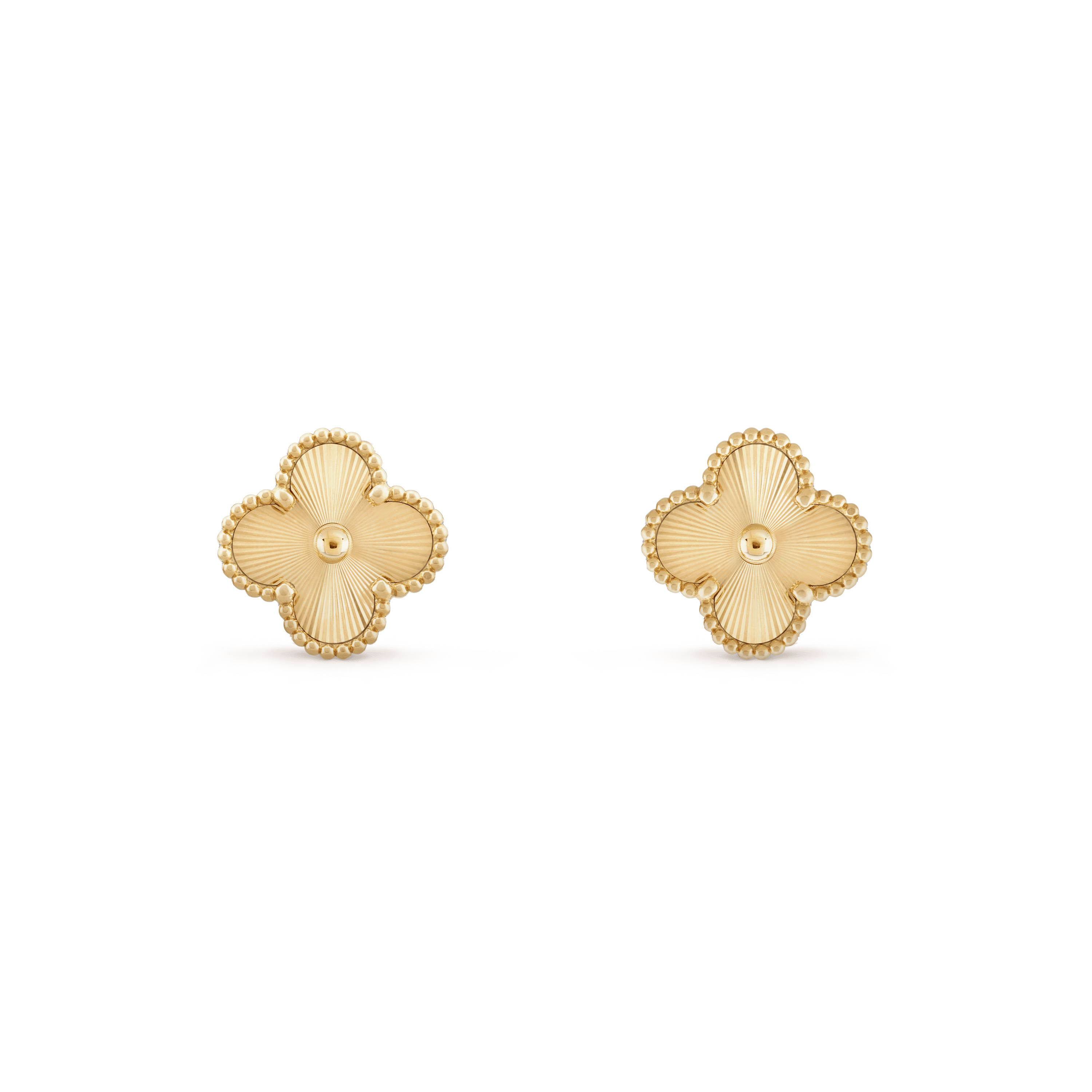 ヴィンテージ アルハンブラ イヤリング, イエローゴールド, Front, Jewelry Earrings