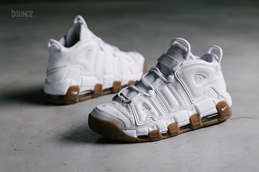 414962-103,Uptempo,大AIR 414962-103 白生胶 Nike Air More Uptempo &ldquo;White Gum&rdquo; 目前已经发售