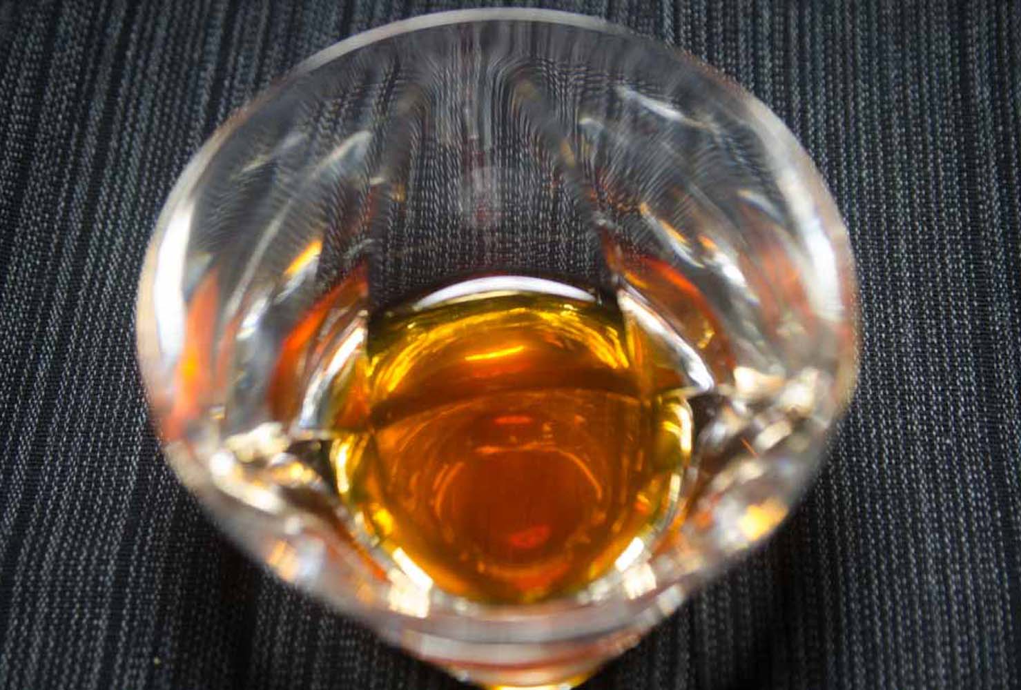 A glass of Hakka Imperial Kitchen Rice Wine (米酒)