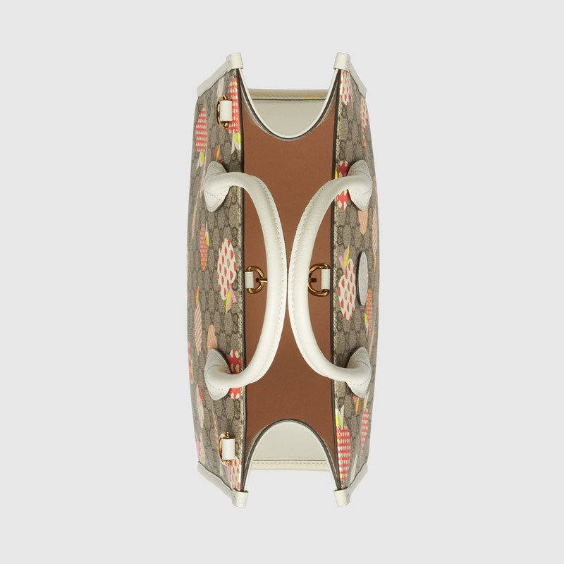 心苹果图案小号托特包