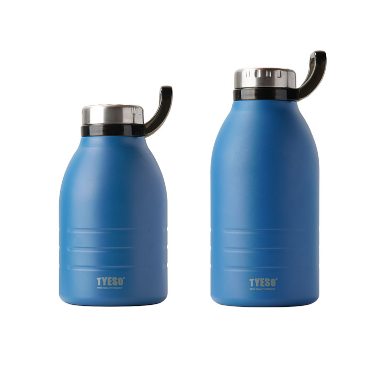 TYESO 2022 New large capacity portable handle comes with flexible detachable straw outdoor sports kettle