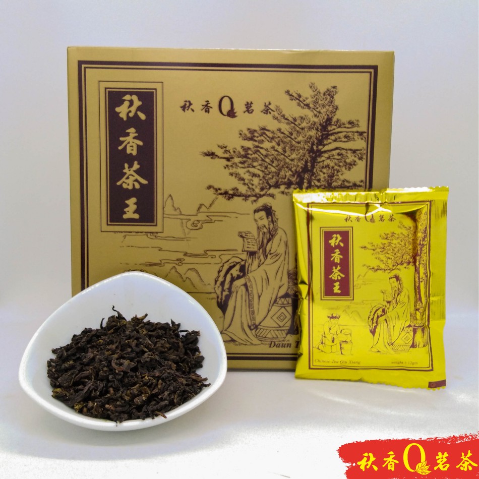 秋香茶王金庄 Qiu Xiang Tea King Gold 【30packs / 24 packs】|【Oolong Tea 乌龙茶】