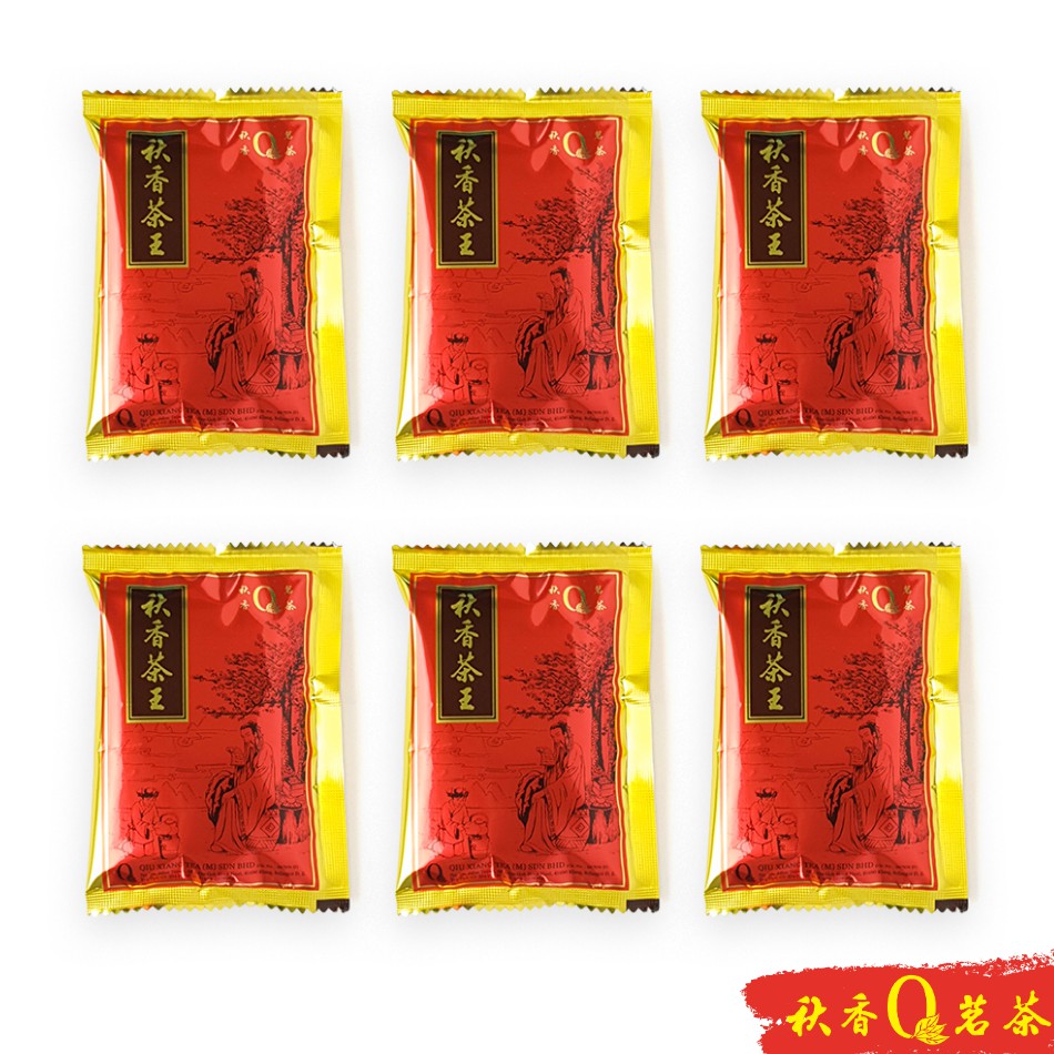 秋香茶王红庄 Qiu Xiang tea King "Red pack" 【6 packs x 10g】 | 【 乌龙茶 Oolong tea 】 Chinese Tea  中国茶叶 Teh Cina 中国茶 茶叶 Tea 茶