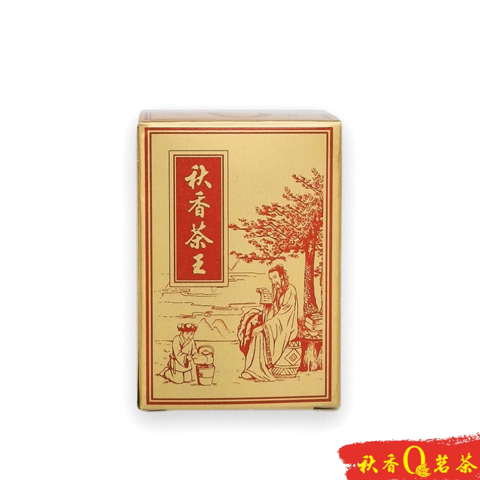 秋香茶王小金盒 Qiu Xiang Tea King "Golden Box"【40 packs x 14g】 |【乌龙茶 Oolong tea】