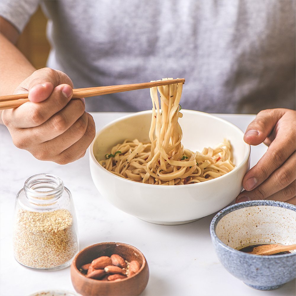 Sundried Noodles (Classic sesame oil sauce) 日曬太陽乾麵 - 古早味麻油拌醬