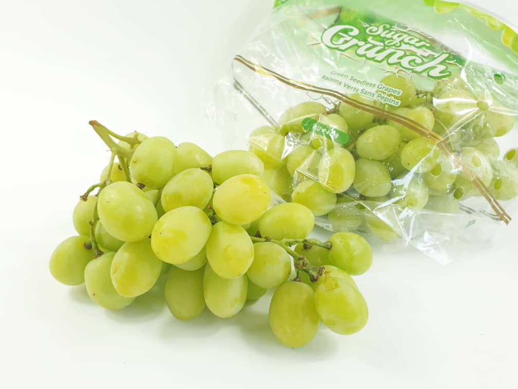 USA Sugar Crunch Green Seedless Grapes (1 kg)