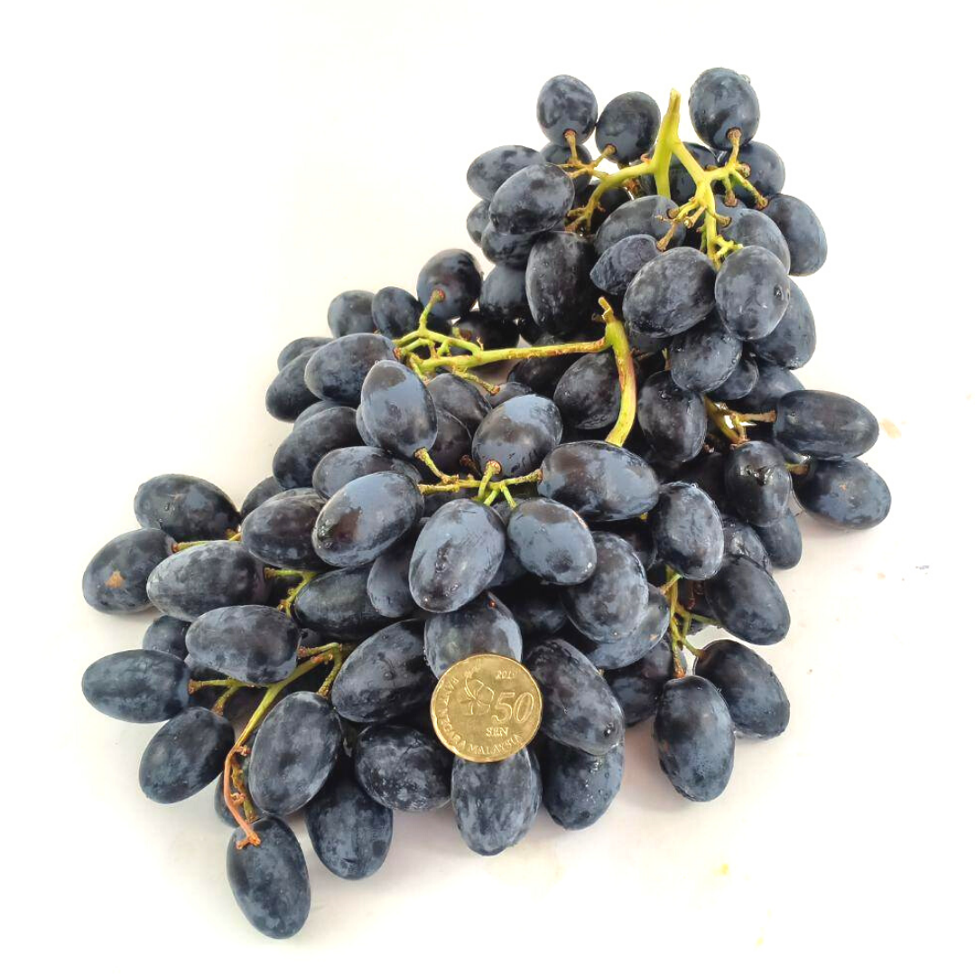 SA Sweet Joy Black Seedless Grapes (500 g)