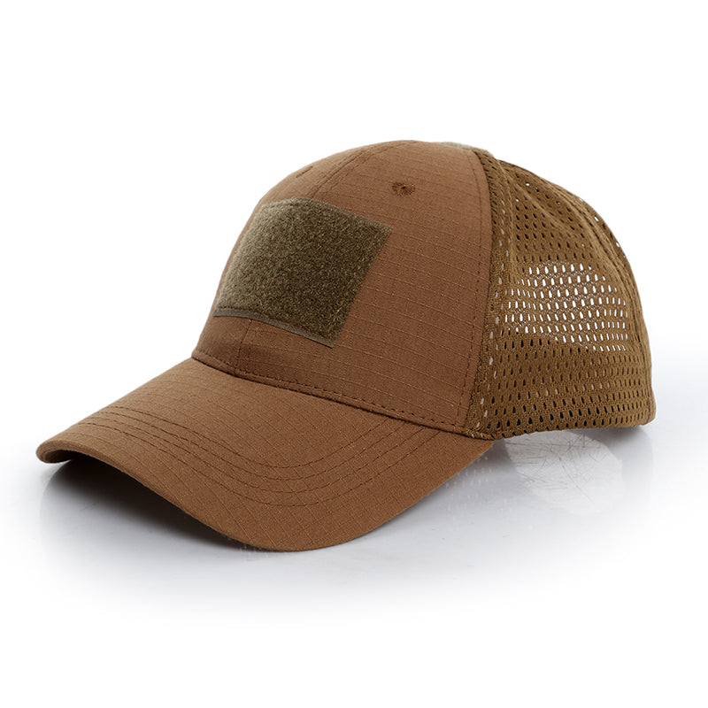Black Stealth - Velcro Mesh Tactical Cap (Gen 2)