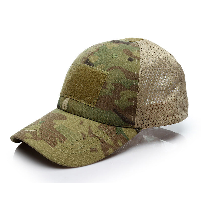 Black Stealth - Velcro Mesh Tactical Cap (Gen 2)