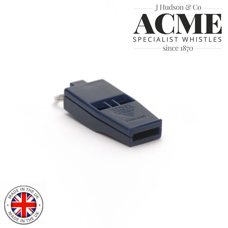 Fischietto Di Sicurezza Acme 636 Tornado Slimline - Colore Verde DayGlo, 122 DBA, Approvato SOLAS, Senza Pallina