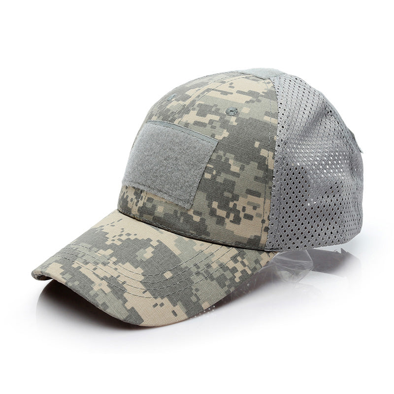Black Stealth - Velcro Mesh Tactical Cap (Gen 2)