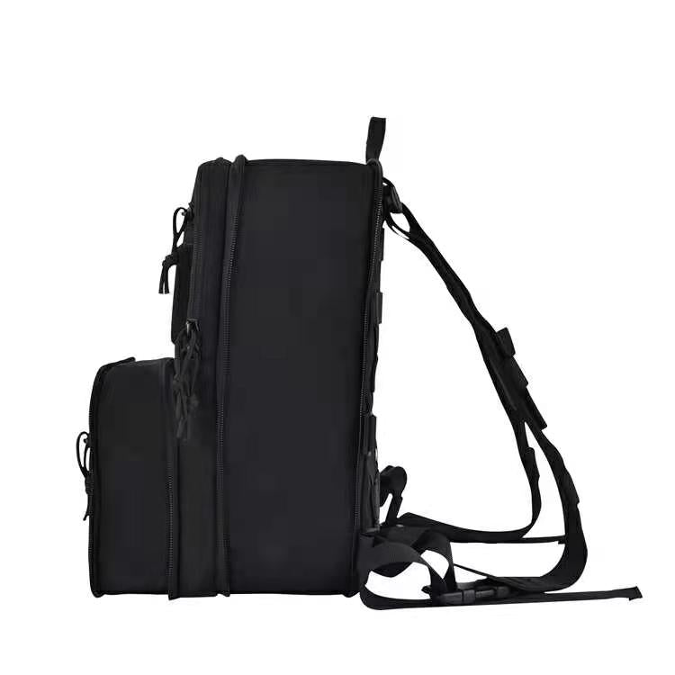 Black Stealth - Tactical Low Profile Expandable Backpack