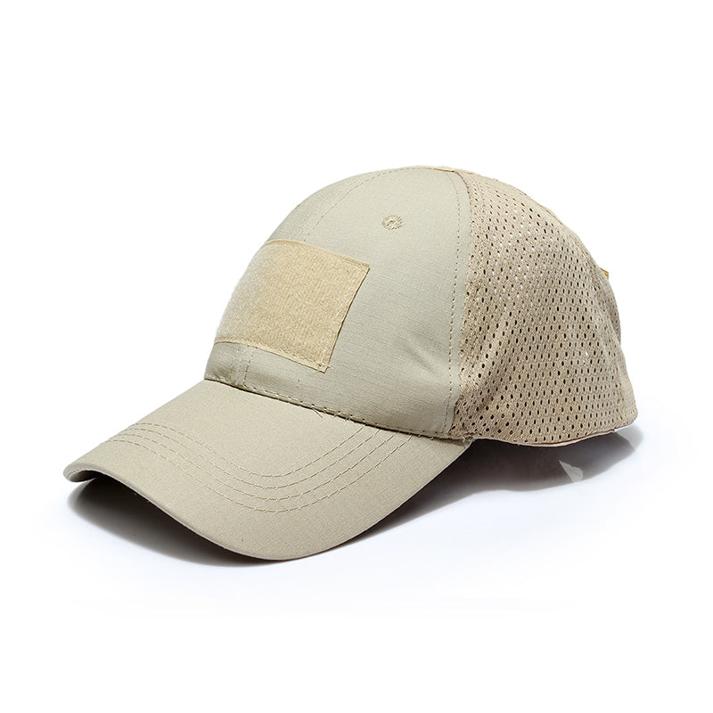 Black Stealth - Velcro Mesh Tactical Cap (Gen 2)