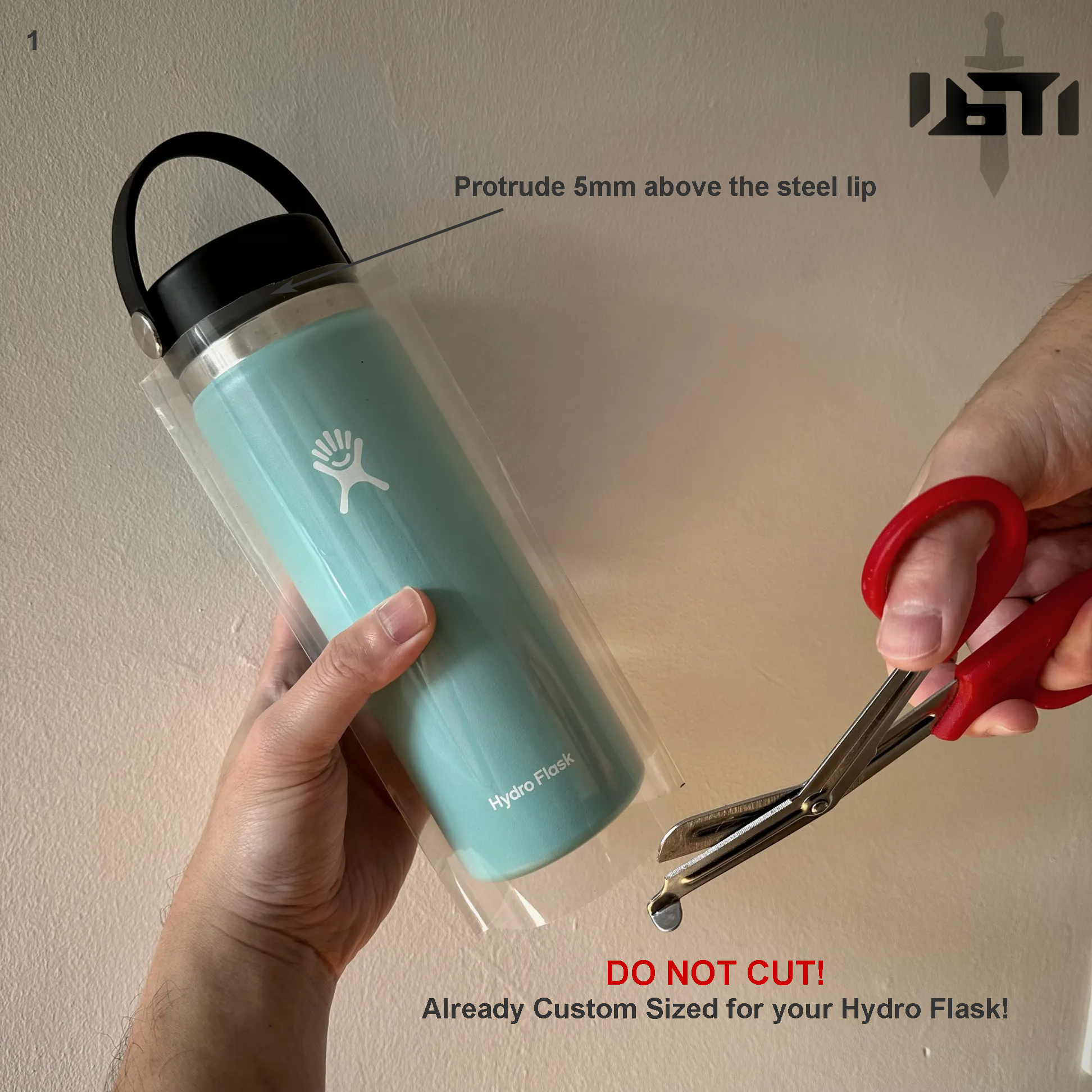 Custom Protective Sleeve for Hydro Flask Bottles