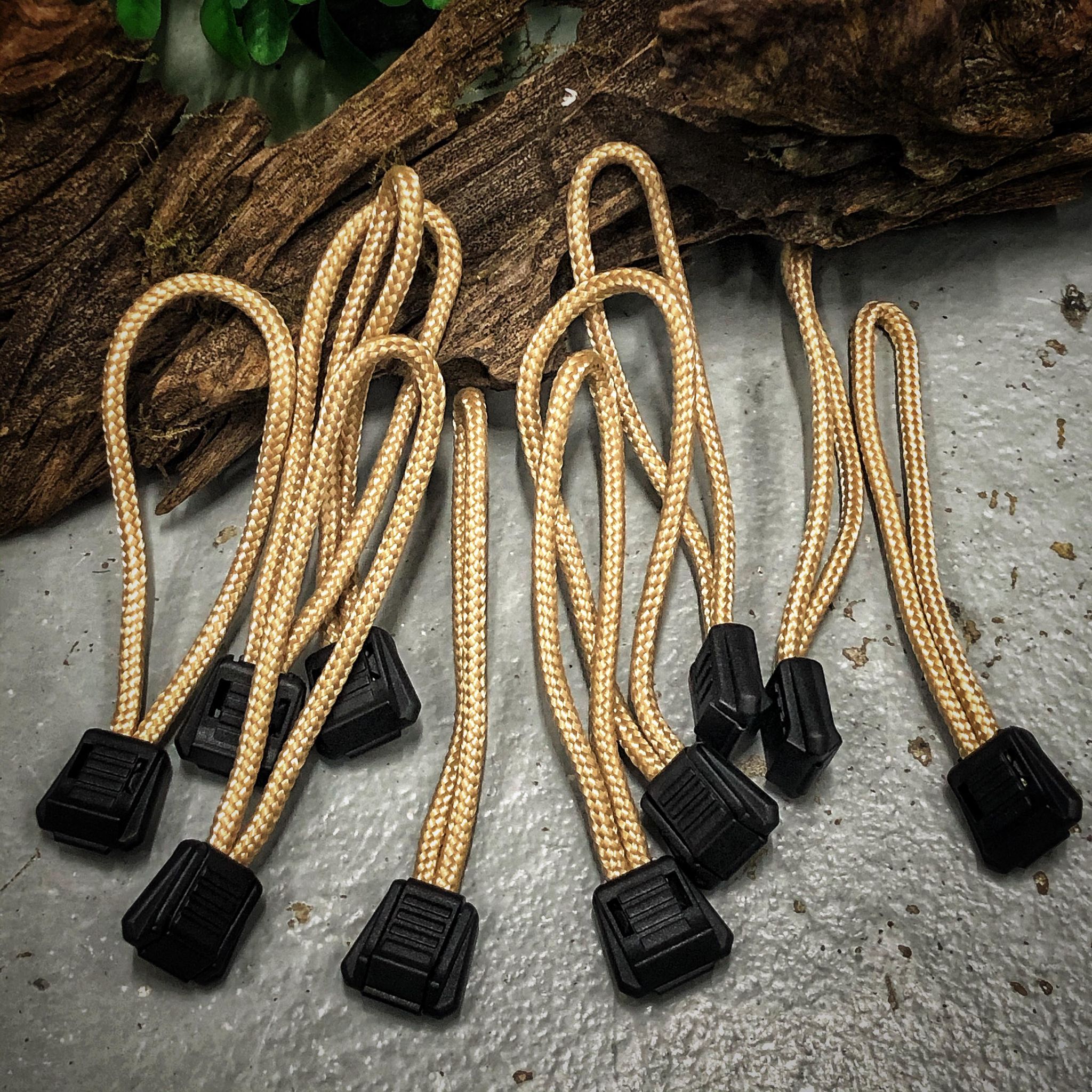 Braided Nylon Cord Zipper Pull (10pcs)