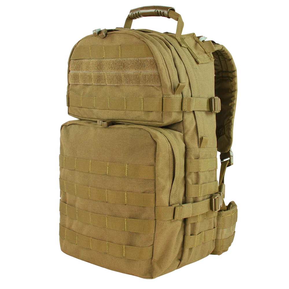 Condor Medium Modular Assault Pack 2 | 1846 Cu In Rucksack | Schwarz | Für Outdoor & Taktik | Mit Hüftgurt