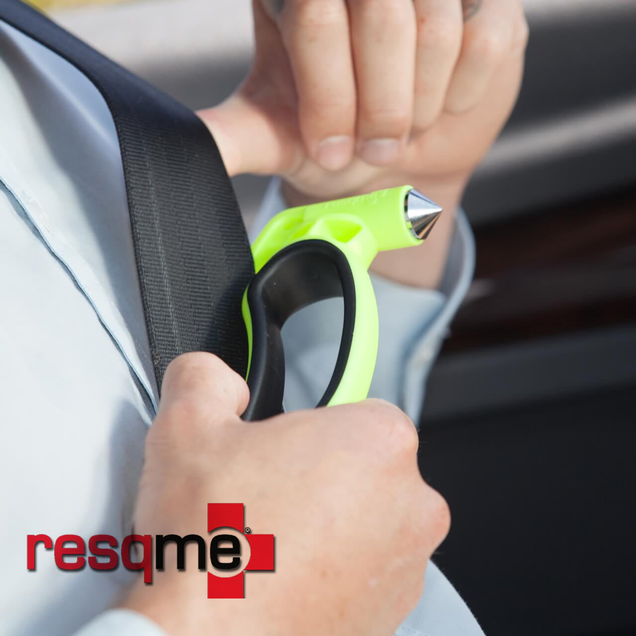 Resqme - Resqhammer™ Ultimate Escape Hammer, Seatbelt Cutter / Window Breaker