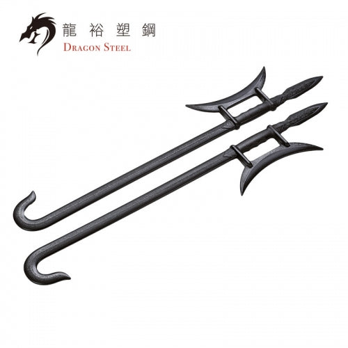 Dragon Steel - (CH-184) Tiger Head Twin Hooks (1 Pair)