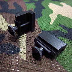 20mm Weaver to 11mm Dovetail Rail Converter - Black-Tactical.com