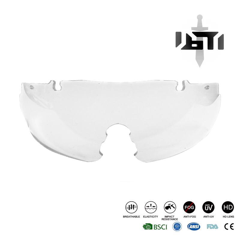 Black Stealth - Ballistic Shooting / Operations Safety Glasses (Asian Fit)