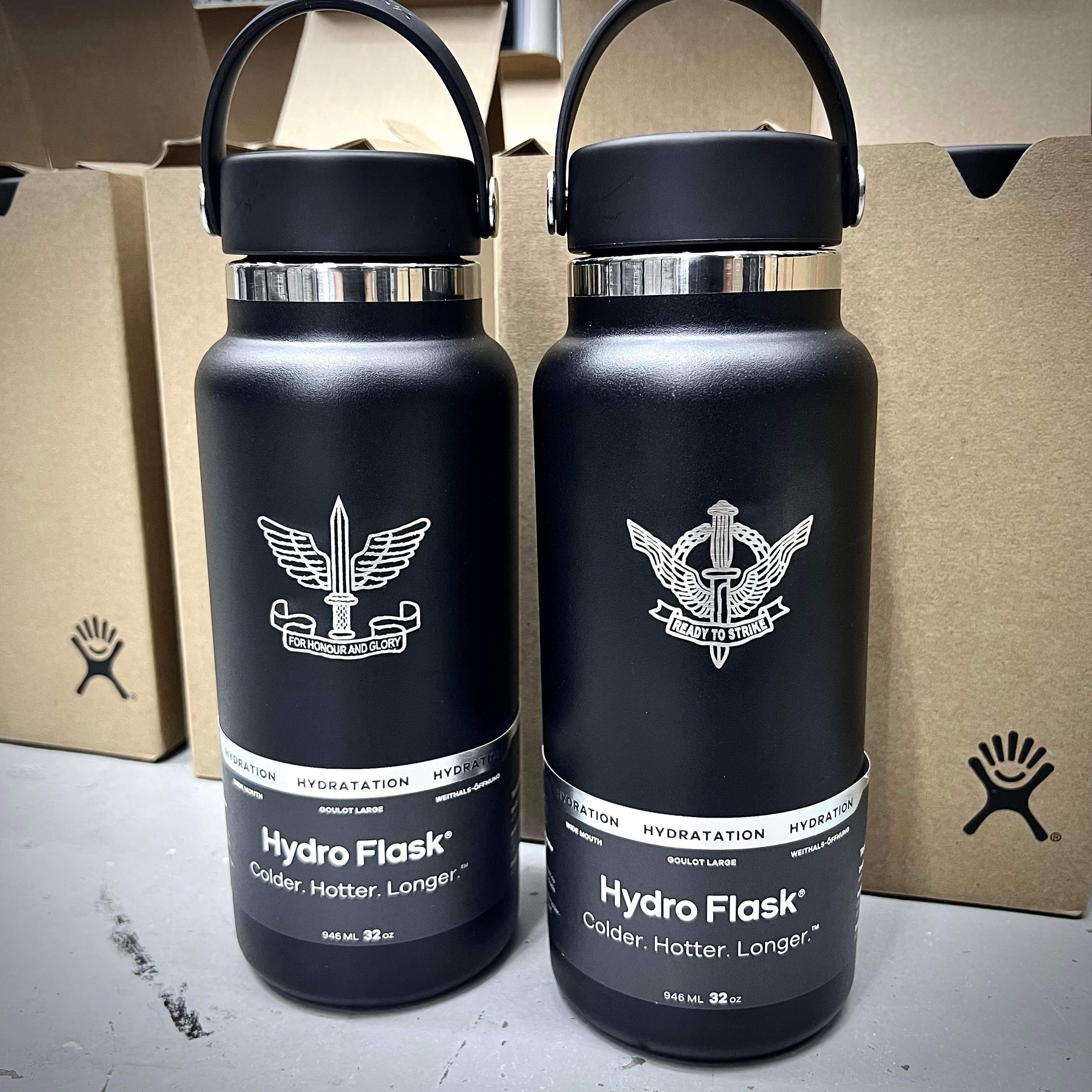 2 hydroflask shops bottles