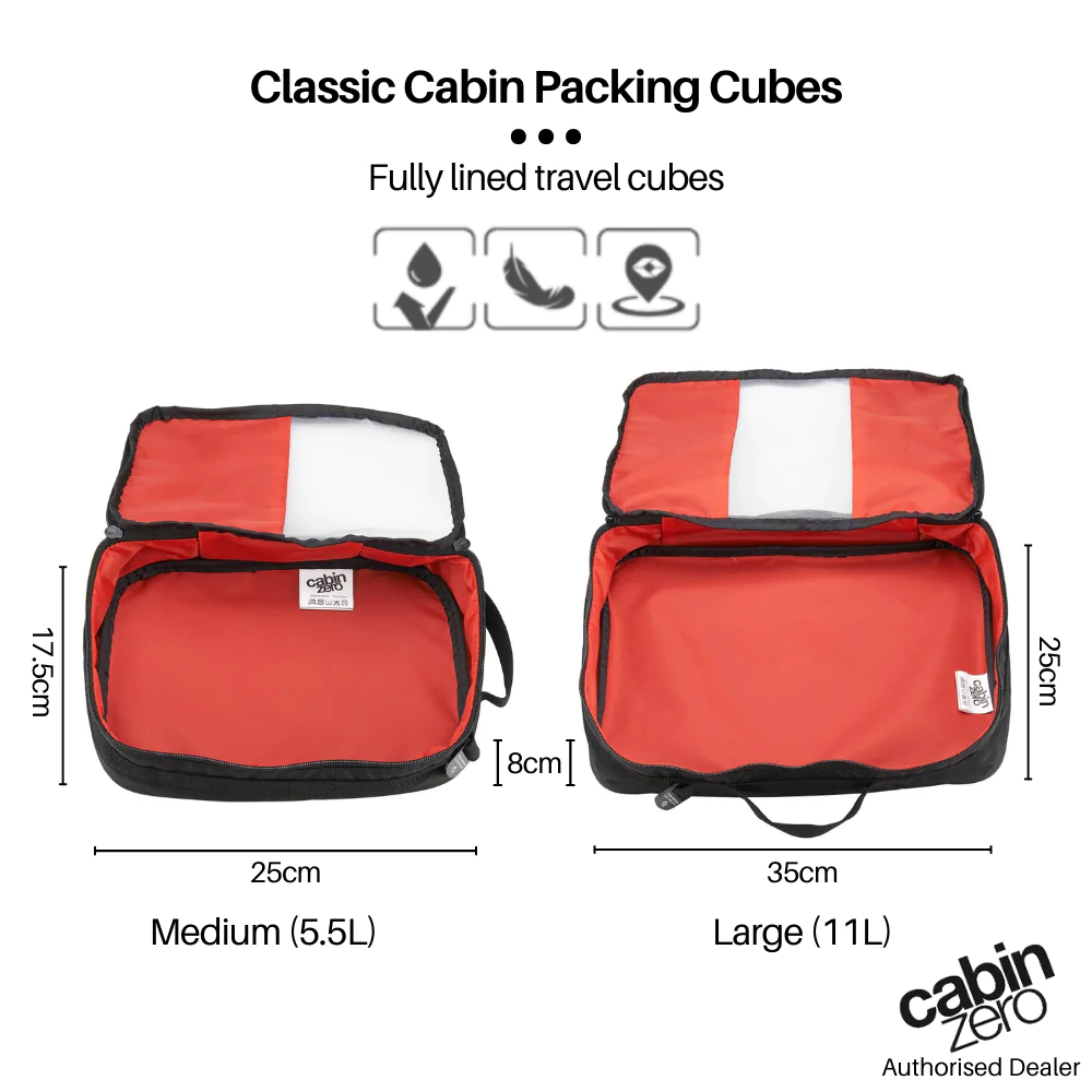 CabinZero - Classic Cabin Cube (Absolute Black)