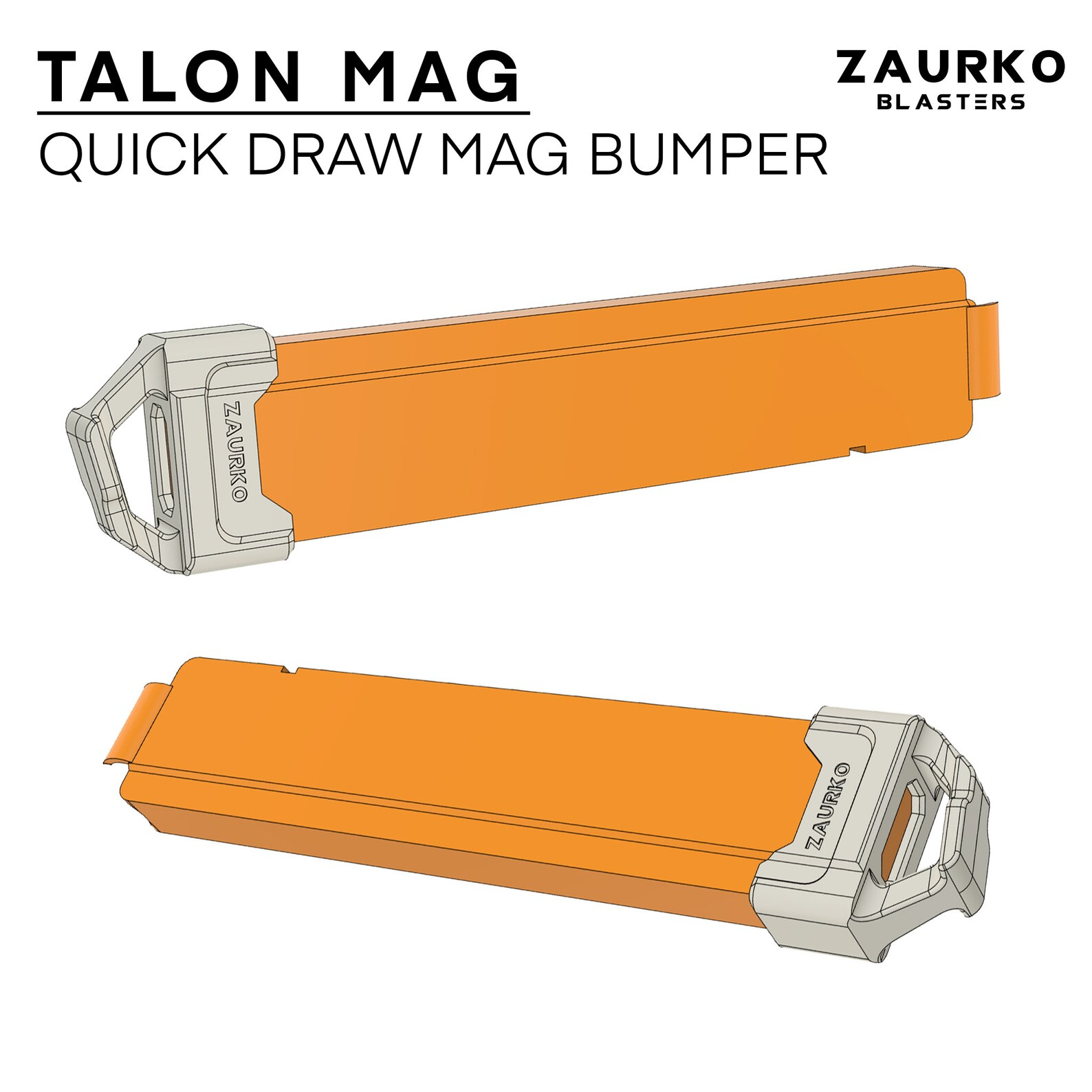Zaurko Blasters - Talon Mag Quick Draw bumper (TPU)