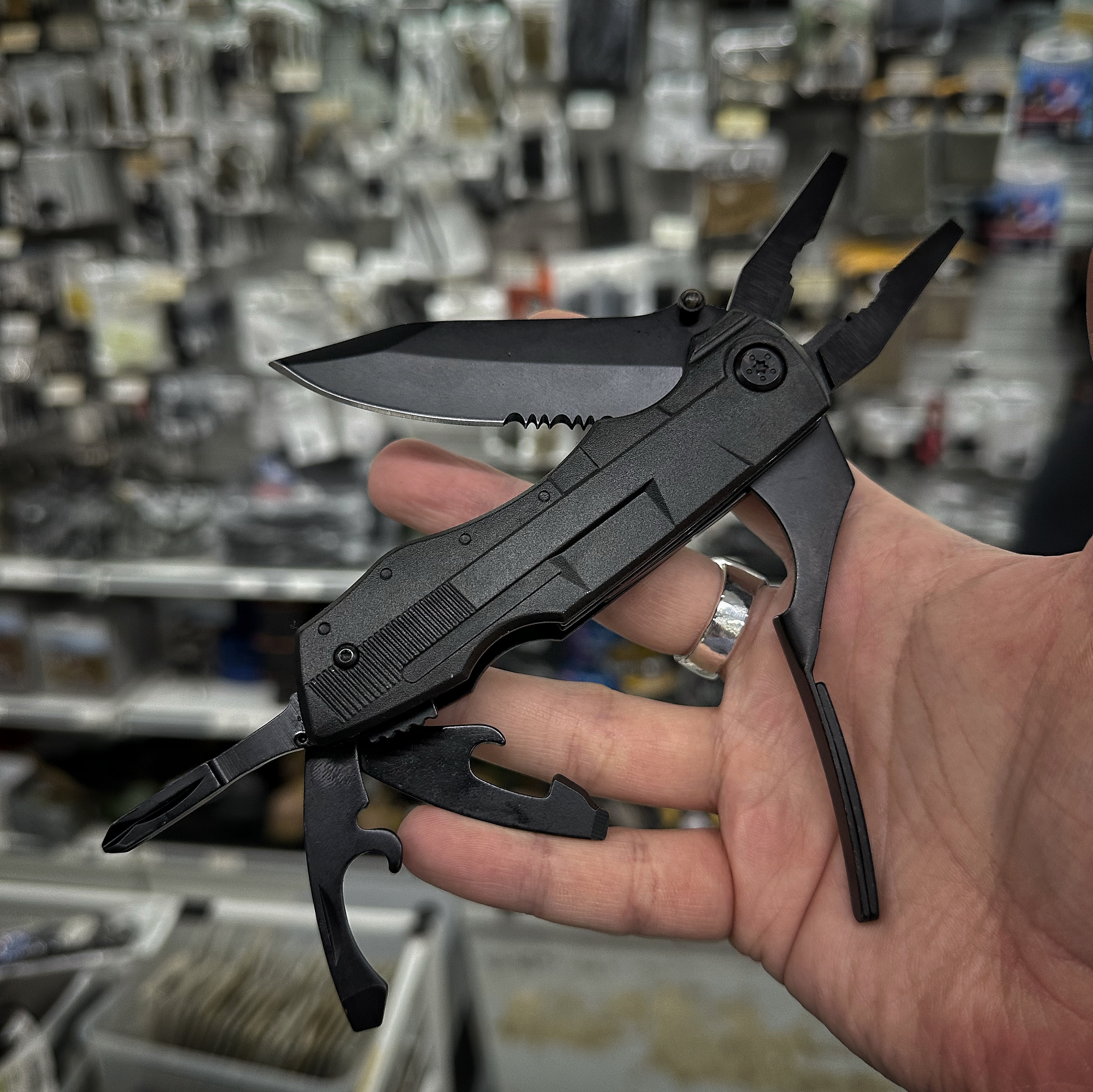 Black Stealth - Tactical Multitool (BSTM001) (Large Knife) V1.1