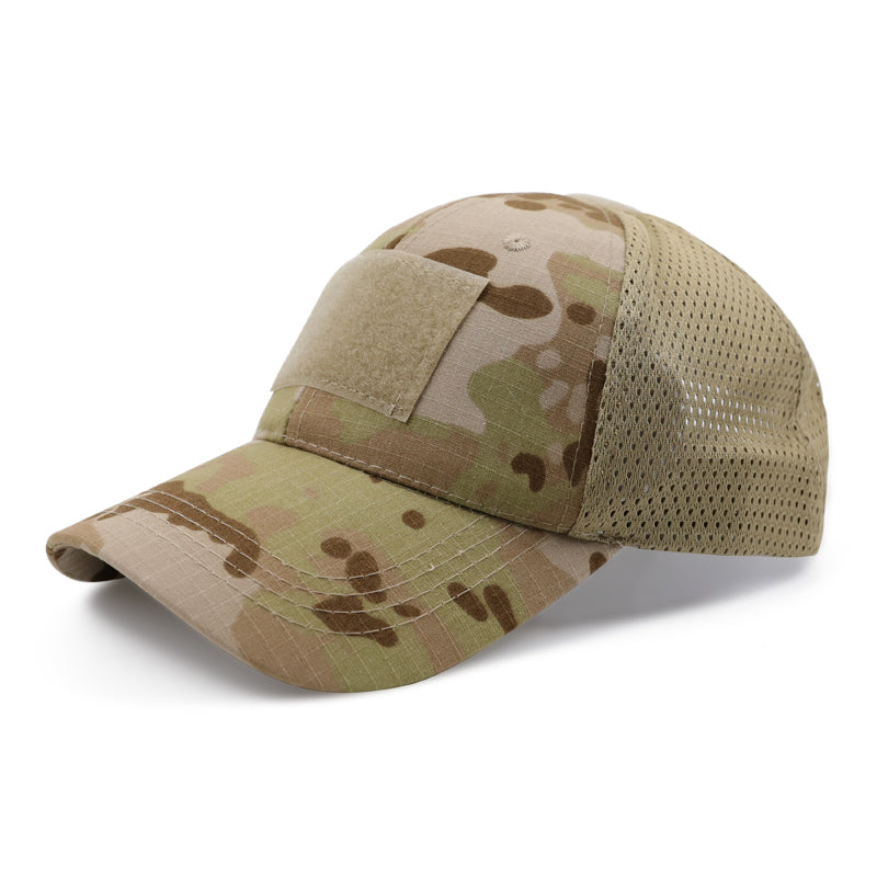 Black Stealth - Velcro Mesh Tactical Cap (Gen 2)