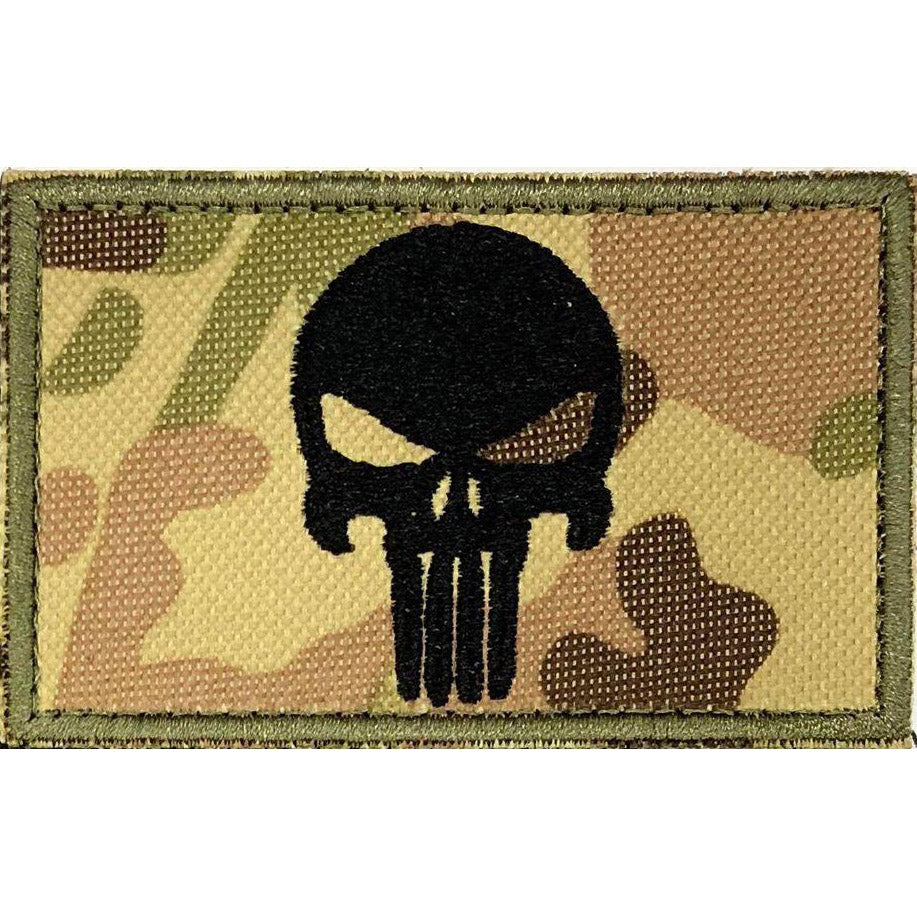Embroidery Patch - Punisher Flag 2x3