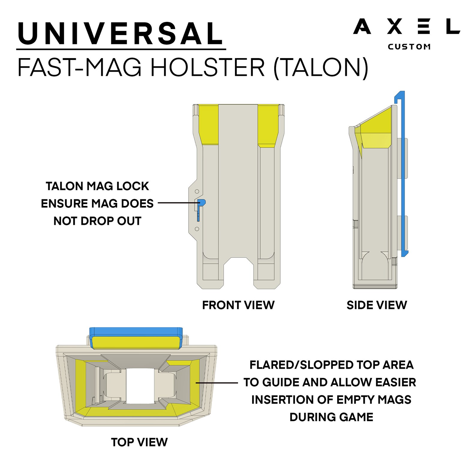 Zaurko Blasters - Talon Fast Mag Holster